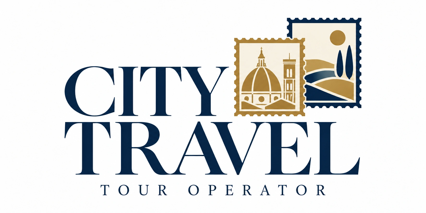 City Travel Tour Operator: francobolli con Firenze e le colline toscane